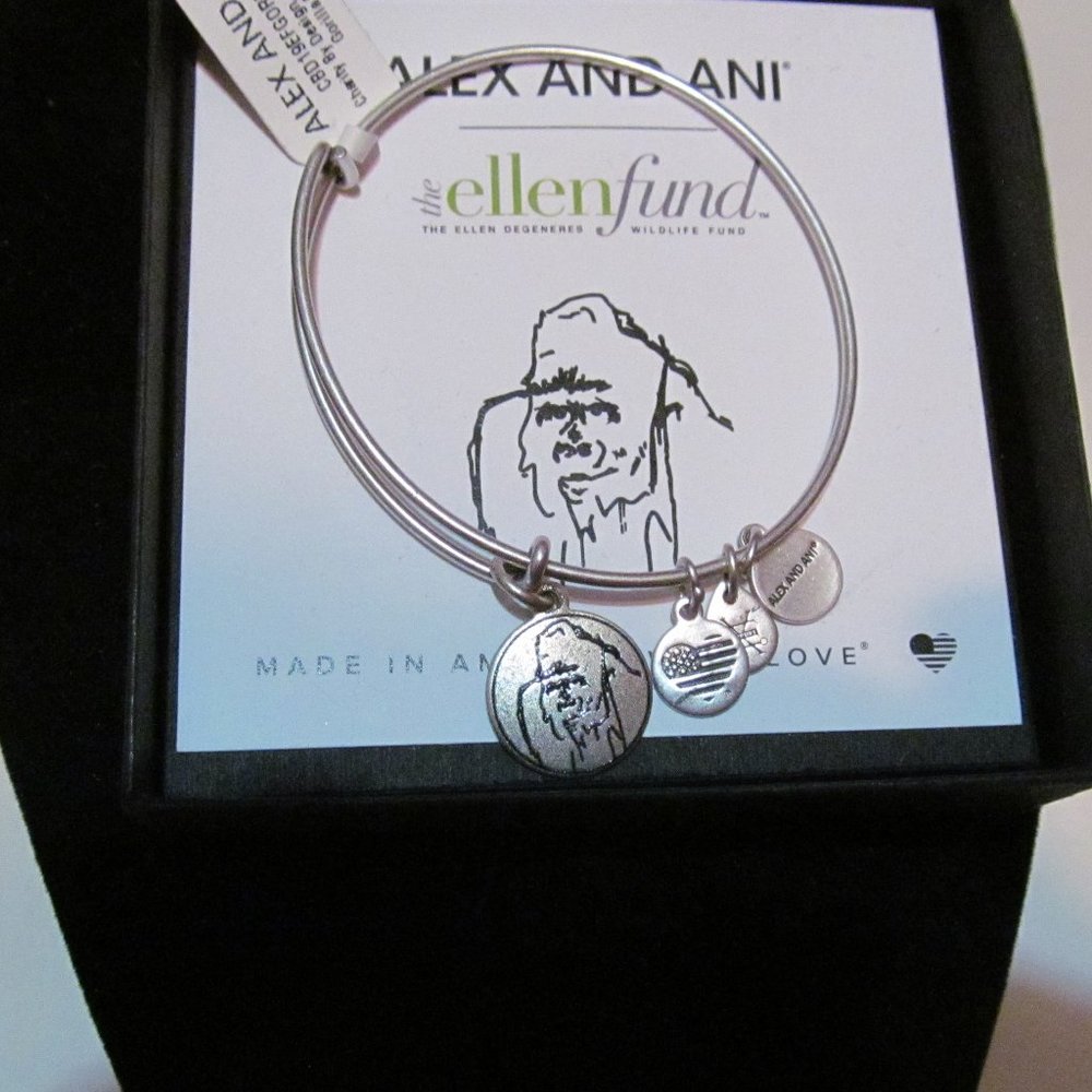 Alex & Ani Gorilla Bangle Bracelet NIB